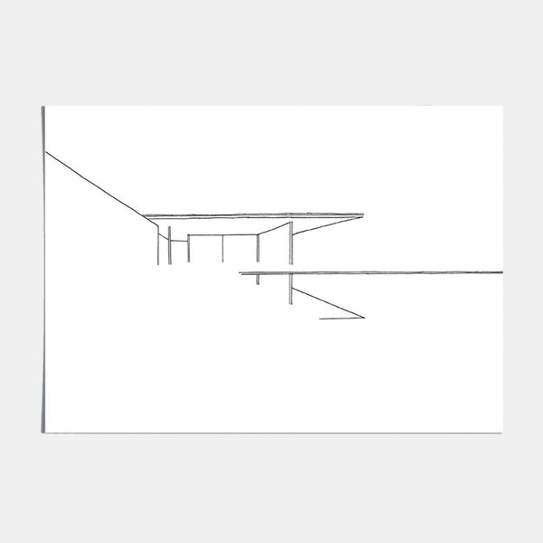 Kunstplakat - Barcelona-Pavillon - 01