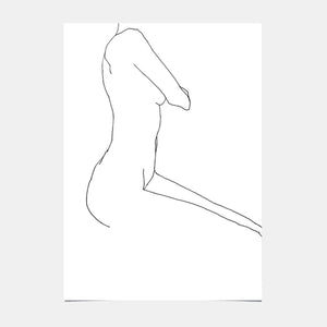 Affiche d'Art - Woman sitting 04