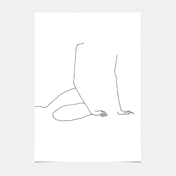 Kunstposter - Frau wacht auf 02