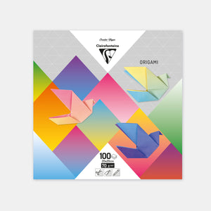 Origami-Papier 20 x 20 cm – Farbverlauf – 100 Blatt