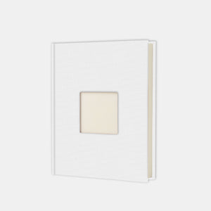 Photo album 30x24 asparagus canvas cream interior