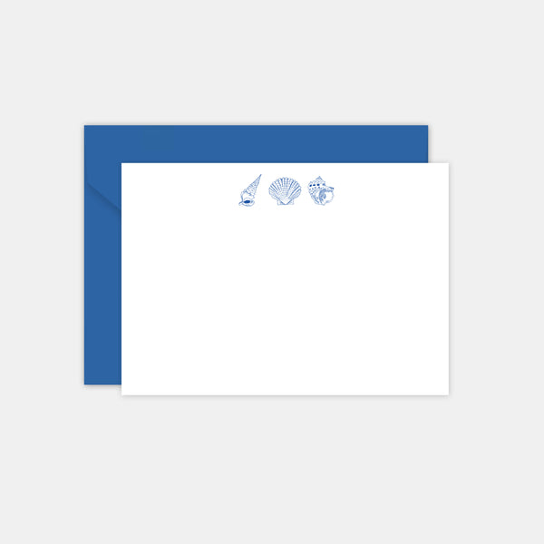 Set of Cards and Envelopes - Shells