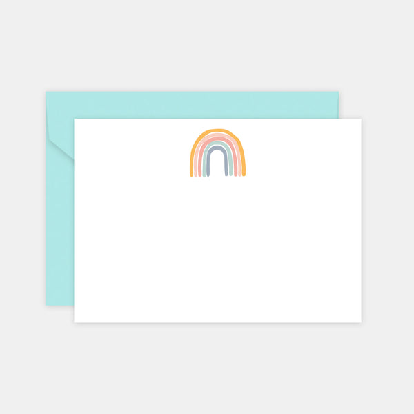 Set aus Karten und Umschlägen – Regenbogen