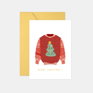 Christmas sweater card