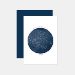 Constellations greeting card