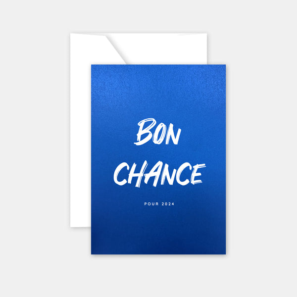 Carte de voeux Bon chance