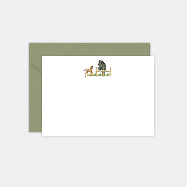 Set de Cartes et Enveloppes  -  Poney