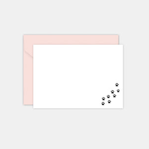 Set de Cartes et Enveloppes - Pattes de chat