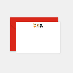 Set de Cartes et Enveloppes - les Chats
