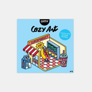 Cahier de coloriage - Cozy Art Supermarket