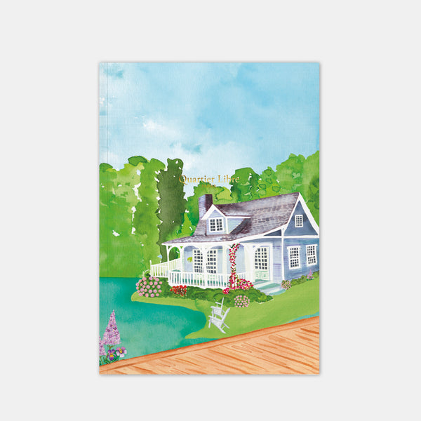 A5 notebook, the house by the lake