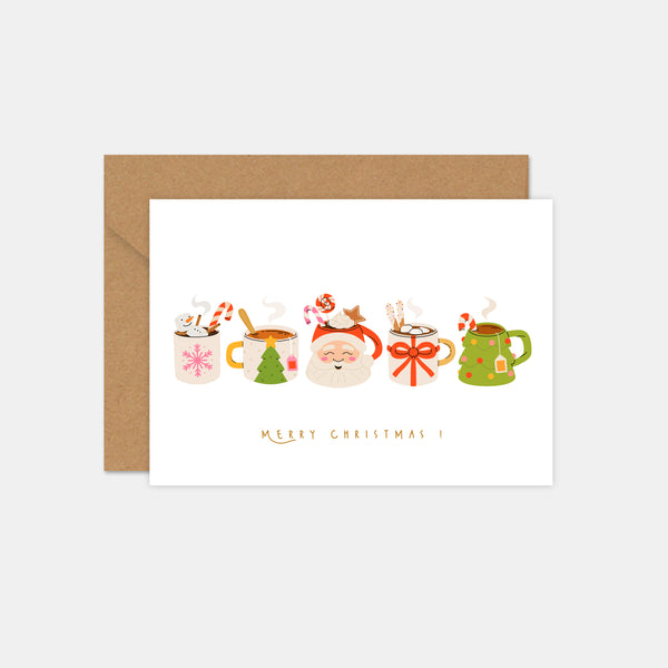 Santa Card - Merry Christmas