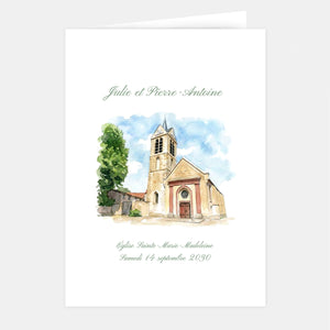 Cover booklet Trauung in der Kirche Sainte Marie-Madeleine