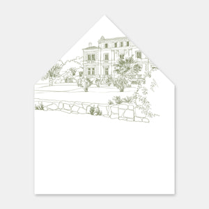 Schönes Futter für Hausbriefumschläge