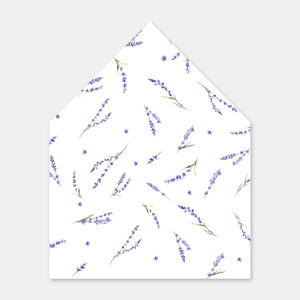 Doublure enveloppe brin de lavande