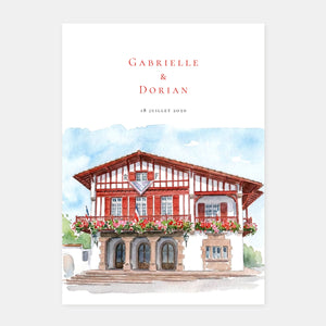 Faire-part de mariage au Pays Basque