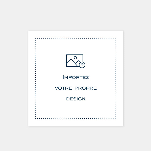 Carte carrée 145x145 mm à personnaliser - 5ex