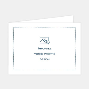 A5-Querformatkarte – 148 x 420 mm, individuell gestaltbar