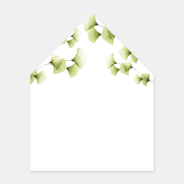 Ginkgo biloba envelope lining - 50ex