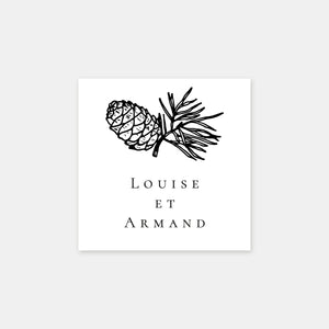 Personalisierter Baumstempel
