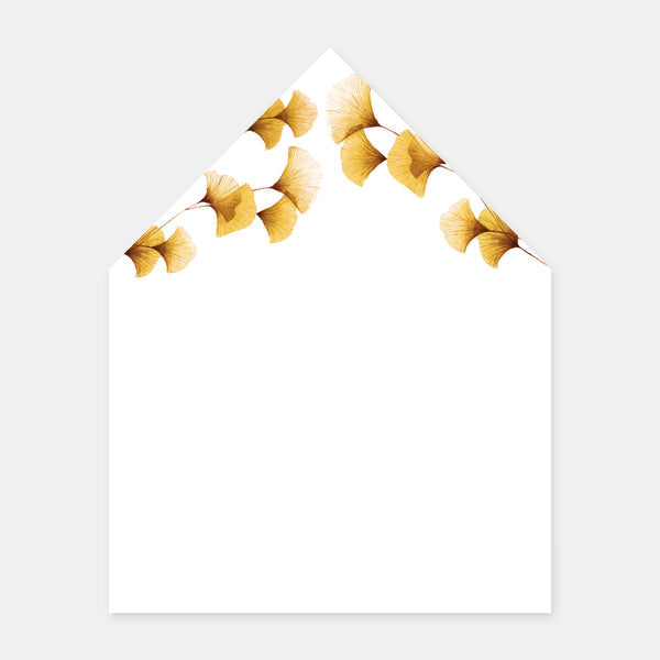 Ginkgo biloba envelope lining - 50ex