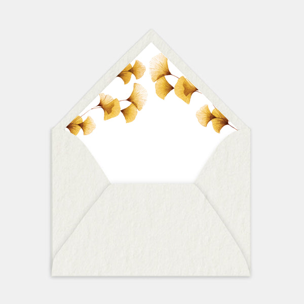 Ginkgo biloba envelope lining - 50ex