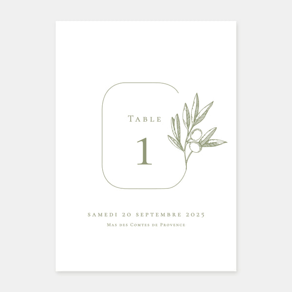 Olive branch wedding table brand - 5ex