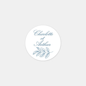 Stickers personnalisés toile de Jouy - 48ex