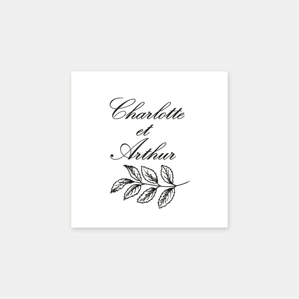 Personalized plant stamp