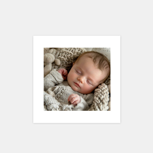 Faire-part naissance couronne marine