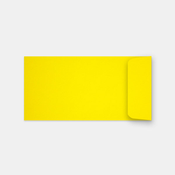 Pochette 115x225 mm velin jaune