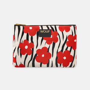 Großes Federmäppchen mit Leopardenmuster