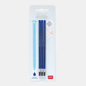 Erasable gel ink pen refills - blue
