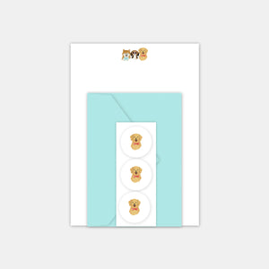 Set de papiers à lettre - les Chiens