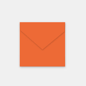 140x140 mm orange vellum envelope