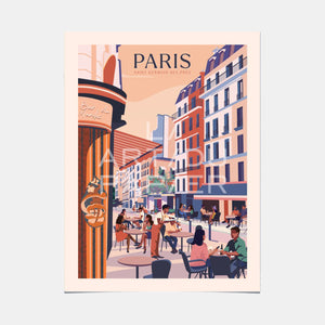 Poster Paris - Saint Germain des prés