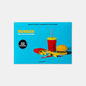 Maquette 3D en papier - Burger