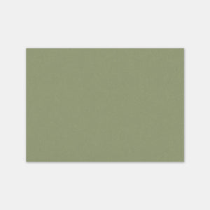 Carte 105x148mm kraft olive