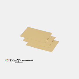 Carte 70x95 velin 210g caramel Pollen