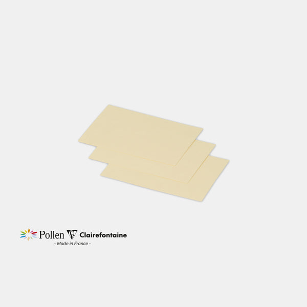 Card 70x95 vellum 210g chamois Pollen