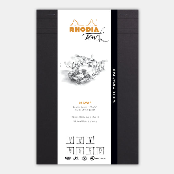 Mayan block A4+ plain white paper 120 g/m²