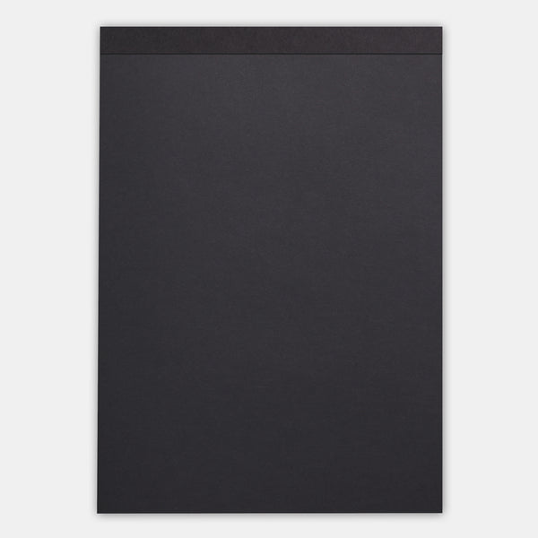Mayan block A5 plain black paper 120 g/m²