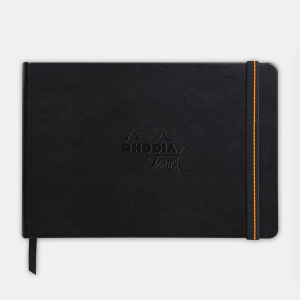 Carbon'on block A5 landscape black paper 120 g/m²