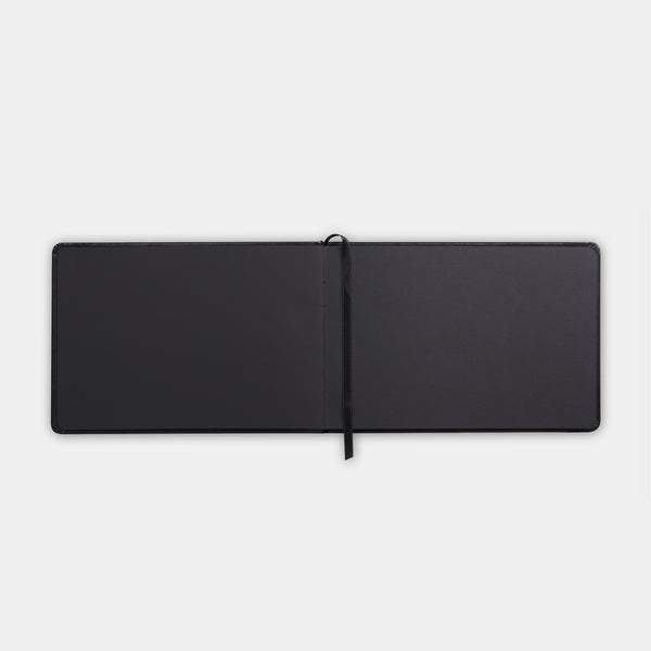 Carbon'on block A5 landscape black paper 120 g/m²