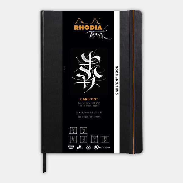 Carbon'on Block A4 Hochformat schwarzes Papier 120 g/m²