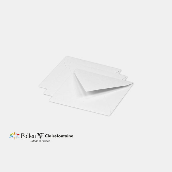 Umschlag 120x120 Pergament 120g weißer Pollen