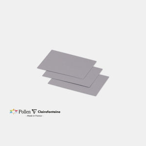 Enveloppe 75x100 velin 210g gris koala Pollen
