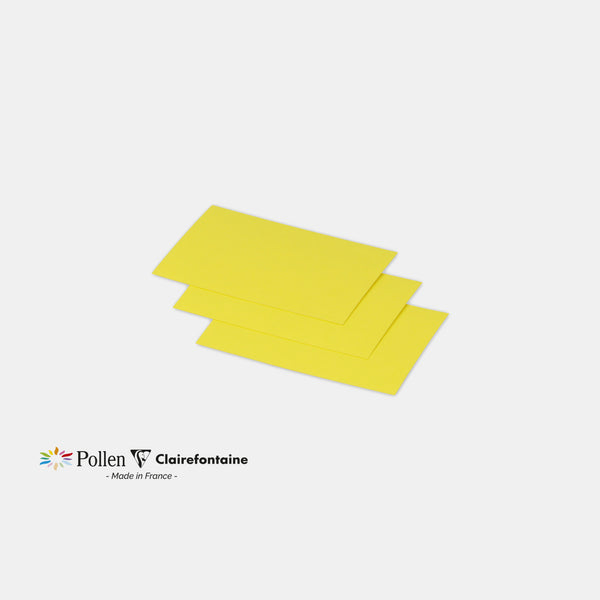 Karte 70x95 Pergament 210g sonnengelber Pollen