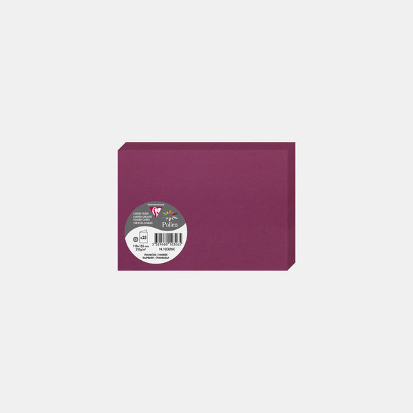 Vorgefaltete Karte 110x210 Pergament 210g Himbeerpollen