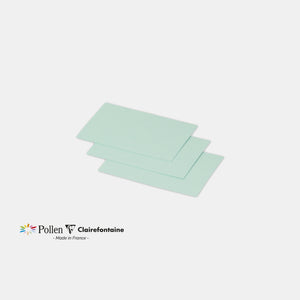 Card 70x95 vellum 210g jade green Pollen